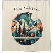 ノルディックパインズ&ピークスカスタムズ シャワーカーテン (正面)