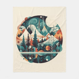 ノルディックパインズ&ピークスカスタムズ フリースブランケット