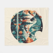 ノルディックパインズ&ピークスカスタムズ フリースブランケット (正面(横))