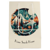 ノルディックパインズ&ピークスカスタムズ ミディアムペーパーバッグ (裏面)