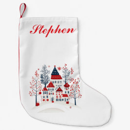 ノルディックビレッジとパーソナルtouch スモールクリスマスストッキング