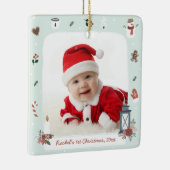 ノルディックビレッジクリスマスフォトオーナメント セラミックオーナメント (右)