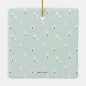 ノルディックビレッジクリスマスフォトオーナメント セラミックオーナメント (裏面)