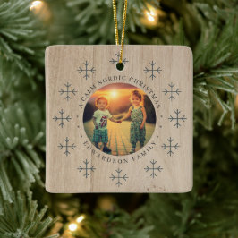 ノルディックファミリーフォトクリスマスを作ろう セラミックオーナメント