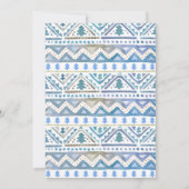 ノルディックフェアリールアンドディアタイポグラフィホリデームービング 案内状 (裏面)