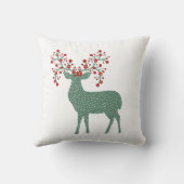 ノルディックフェスティバルおもしろいフォークアートインディアホームデコール クッション (裏面)