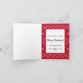 ノルディックフェリスルジョイフォトコラージュクリスマス シーズンカード (内部)