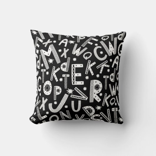 ノルディックフォークアートアルファジャンブルズ装飾用クッション クッション (正面)