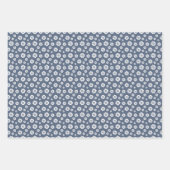 ノルディックフォークアートキツネ ラッピングペーパーシート (正面2)