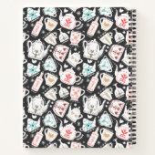 ノルディックフォークアートテーブルウェアパーソナライズされたレシピ ノートブック (裏面)