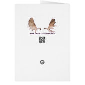 ノルディックフォークアートフクロウ (裏面)