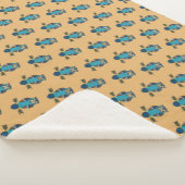 ノルディックフォークアートフクロウ シェルパブランケット (3/4)