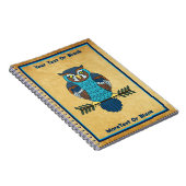 ノルディックフォークアートフクロウ ノートブック (右側)