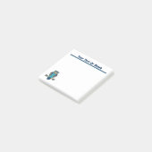 ノルディックフォークアートフクロウ ポストイット (アングル)