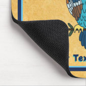 ノルディックフォークアートフクロウ マウスパッド (コーナー)