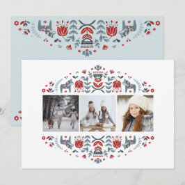 ノルディックフォークアート |クリスマスの数々の写真 シーズンカード