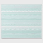 ノルディックフォークプリントホリデーラッピング紙 ラッピングペーパー (フラット)