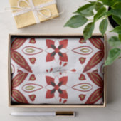 ノルディックブルーフクロウ水彩フォークアート 薄葉紙 (ギフト)