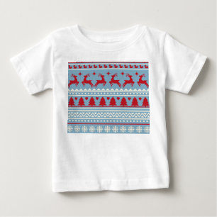 ノルディックベビークリスマストドルショーツ - スカンジナビア ベビーTシャツ