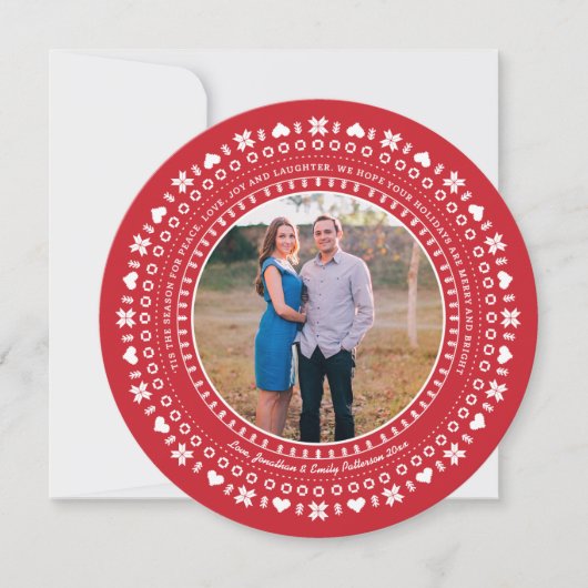 ノルディックホリデーフォトカード シーズンカード (正面)