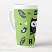 ノルディックホースフォークアートギフト カフェラテマグ (左アングル)