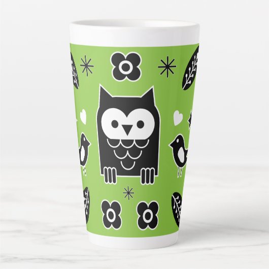 ノルディックホースフォークアートギフト カフェラテマグ (正面)