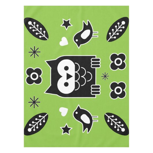 ノルディックホースフォークアートギフト テーブルクロス (正面)