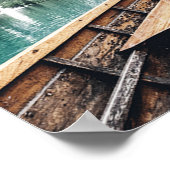 ノルディックレイクマウンテンボート自然 ポスター (角)