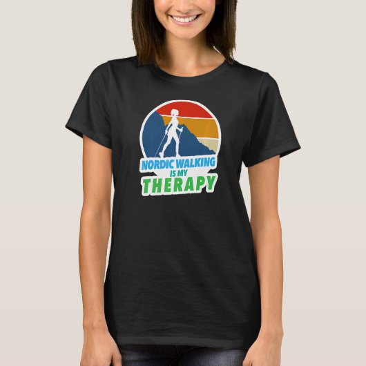 ノルディック歩くイズマイセラピー Tシャツ (正面)
