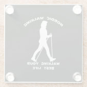 ノルディック歩く-歩く最高のユーライフ ガラスコースター (裏面)