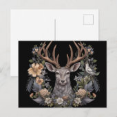 ノルディック異教のレトロ芸術的ホリデーカード シーズンポストカード (正面/裏面)