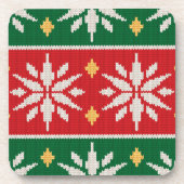 ノルディック ノエル ニット コースター (正面)