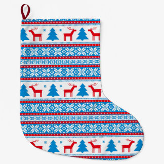ノルディック フェアアイル トナカイ クリスマス ストッキング
