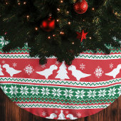 ノルディック フェア アイル T-レックス 恐竜 スウェーター ブラッシュドポリエステルツリースカート