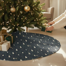 ノルディック・フォルクアート クリスマス 雪だるま ネイビー