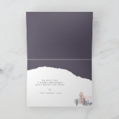 ノルディッモダンクマウンテンキャビンクリスマス シーズンカード (内部)