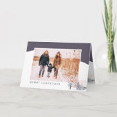 ノルディッモダンクマウンテンキャビンクリスマス シーズンカード (正面)