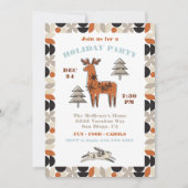 ノルディッモダンドレーナーホリデーパーティー招待状 招待状 (正面)