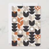 ノルディッモダンドレーナーホリデーパーティー招待状 招待状 (裏面)