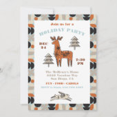 ノルディッモダンドレーナーホリデーパーティー招待状 招待状 (正面)