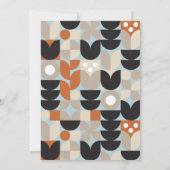 ノルディッモダンドレーナーホリデーパーティー招待状 招待状 (裏面)