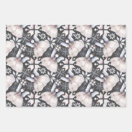 ノルディッ素朴ドフェアリーズパインハウスフォークアート ラッピングペーパーシート