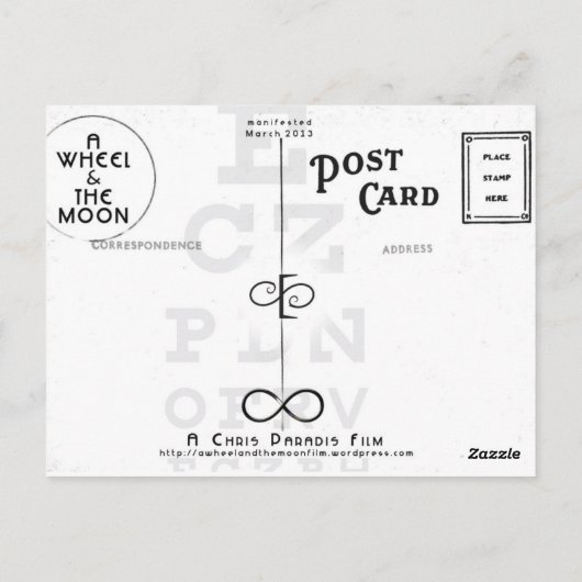 ノルマンのロータスの視覚 ポストカード (裏面)