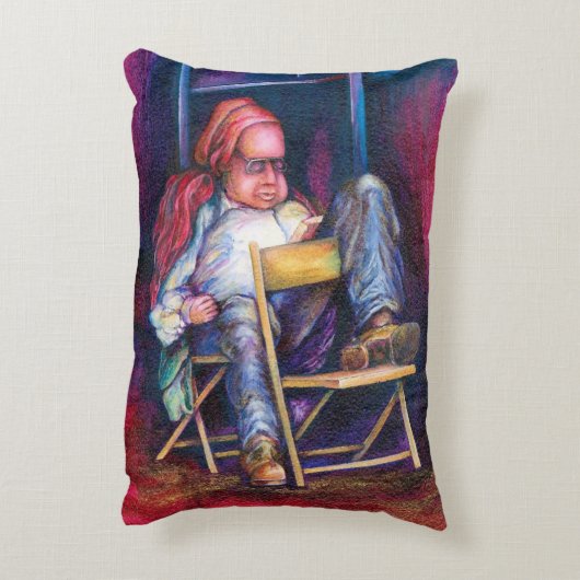 ノルマンの香水が彼の眠りを引き込む アクセントクッション (裏面(縦))