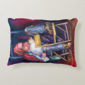 ノルマンの香水が彼の眠りを引き込む アクセントクッション (裏面)