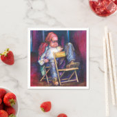 ノルマンの香水が彼の眠りを引き込む スタンダードカクテルナプキン (インサイチュ)