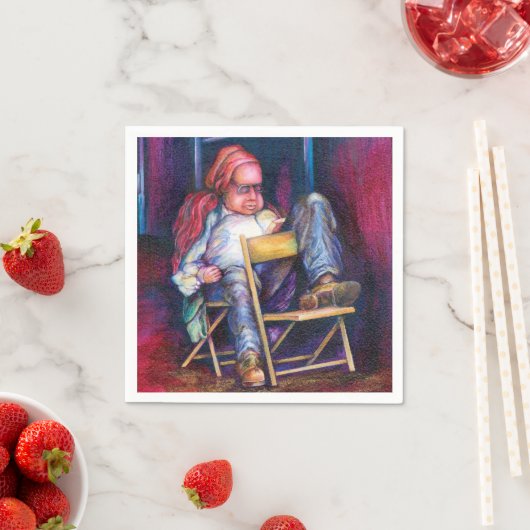 ノルマンの香水が彼の眠りを引き込む スタンダードカクテルナプキン (インサイチュ)