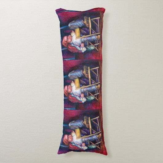 ノルマンの香水が彼の眠りを引き込む ボディピロー (正面縦)