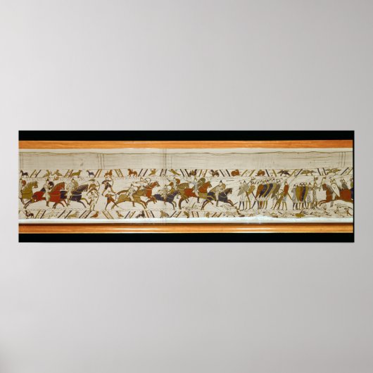 ノルマンの騎兵は英語を攻撃する ポスター (正面)