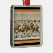 ノルマンの騎兵隊は英語を攻撃します メタルオーナメント (右)